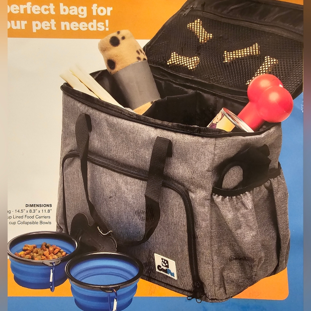 NEW CoziPet Pet Travel Bag W Accessories